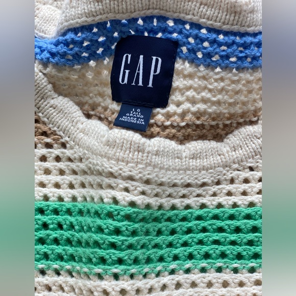 GAP 💯 Cotton Pointelle Crew - Rainbow 🌈 - Picture 3 of 3